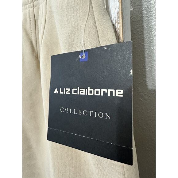 VTG NWT Sz 16 Liz Claiborne Cream Beige Blue Mood Skirt Style 20740810 B-E - Picture 4 of 5